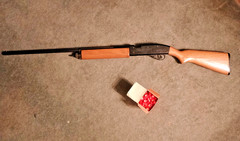 Crosman 1100 Trapmaster Co2 Powered Shotgun with Shells