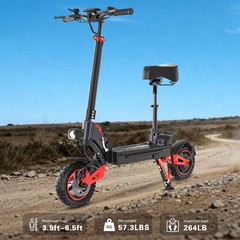 Electric Scooter 48v 1600W For Adult 10″Off Road Fat Tires Fast Speed USA MAX pU