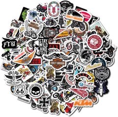 179 Pcs Motorcycle Stickers – Strong Adhesive & Waterproof Stickers for Adult…