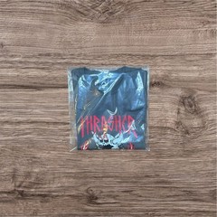 Thrasher x Toy Machine Monster Gram Charcoal Gray T-Shirt Size Large