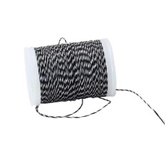 131 Yard Black White Archery Serving Thread High Strength Polyethylene 34 lbs