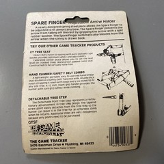 The Game Tracker Spare Finger Bow Hunting Archery Adjustable Arrow Holder