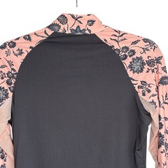 Kastel Denmark 1/4 Zip Sun Shirt Small Equestrian UPF 30 Floral Outdoor L/S NEW