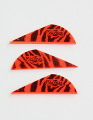 Lot 2 Bohning Blazer Vanes Pack 36 Red Tiger 2″ (see photos: dark orange?) 72 ct