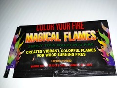 New Pack of 2 Firepit Colorful Color Your Fire Magical Flames, 25 Grams