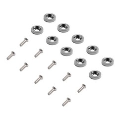 1.8 cm x 0.6 cm Metal Spacer Screws for Scooter License Plate For battery Guard