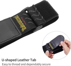 Elastic Cinch Straps with Anti-Slip Strips – 18”x2” (4 Pack) for Secure Storage