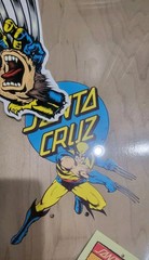 Special Edition Marvel WOLVERINE Santa cruz «Screaming Hand» Skateboard Deck