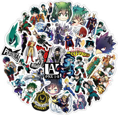 NEW 50Pcs Cartoon Hotel Stickers Mixed Pack Anime Characters Movie Sticker Set K