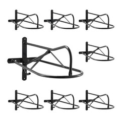 Wall Mount Saddle Rack with Pad Bar 8 Packs Horse Saddle Rack Stand