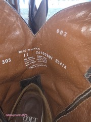 Colt Ford Western Equestrian Boots Brown Star Design women’s Size 12