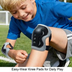 Kids Safety Helmet & Protective Gear Set for 3-10 Years Old, Adjustable Bike
