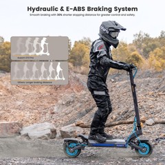 Ausom DT2 Pro Electric Scooter Adult,2*1100W Motor,E-Scooters,115km Max Range