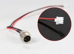 Hoverboard Charger Port Replacement 3 Prong 2 Wire for Self-Balancing Scooter