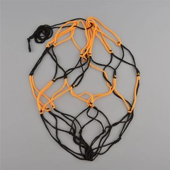 Black&Yellow Net Bag Mesh For Volleyball Basketball Football Soccer Multi Sport