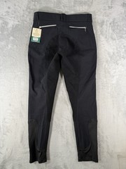 Dover Saddlery Riding Pants Womens 32R Black Full Seat Breeches Equestrian NWT
