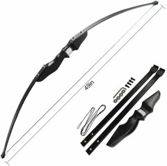 30/40LBS Takedown Recurve Bow Set Archery Arrows Target Right Hand Hunting Bow