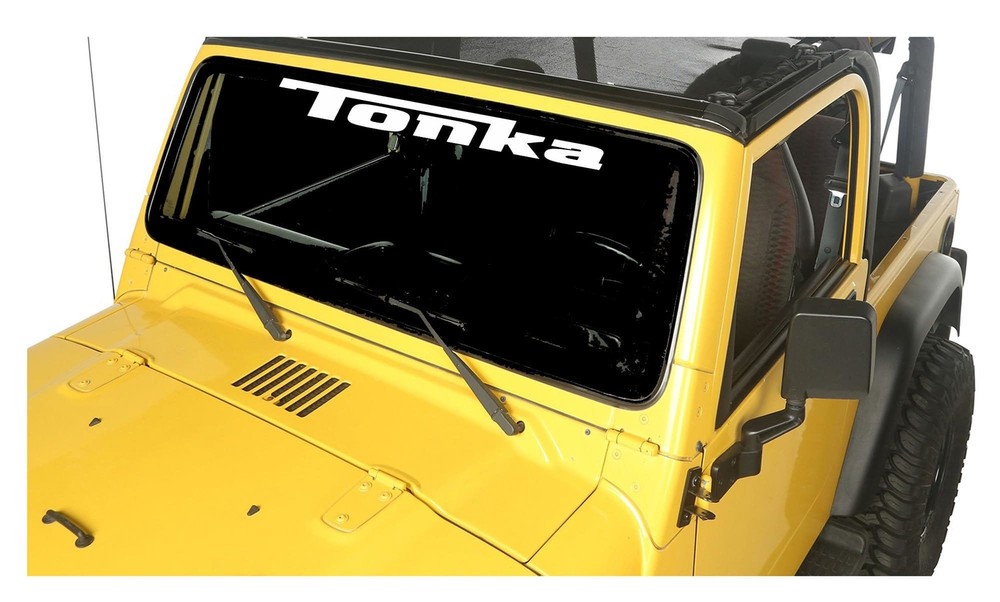 Windshield banner Tonka for Car,Truck,SUV vinyl decals stickers custom graphic