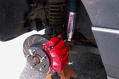 Power Stop S5054 Front Pair of High-Temp Red Powder Coated Calipers For 2007 – 2