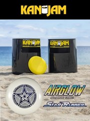 New Kan Jam Disc Toss Game Outdoor Activity Backyard Beach Park W/AirGlow Disc