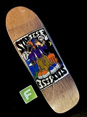 RARE New Deal Siamese Shaped Deck ReIssue Skateboard Deck