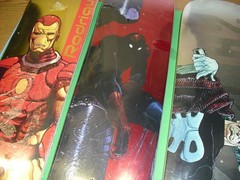 3 Primitive Möebius Skateboard Deck all NEW SEALED! Punisher Spider-Man Iron Man