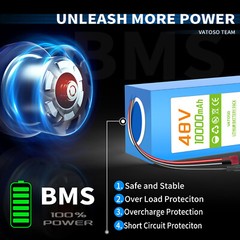 48V10AH Lithium-ion Battery , for Electric Bikes,Scooters Motors( 100W-1200W )