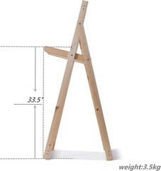 Lightweight 33.5in Archery Target Stand – Stylish Wooden Design for Outdoors