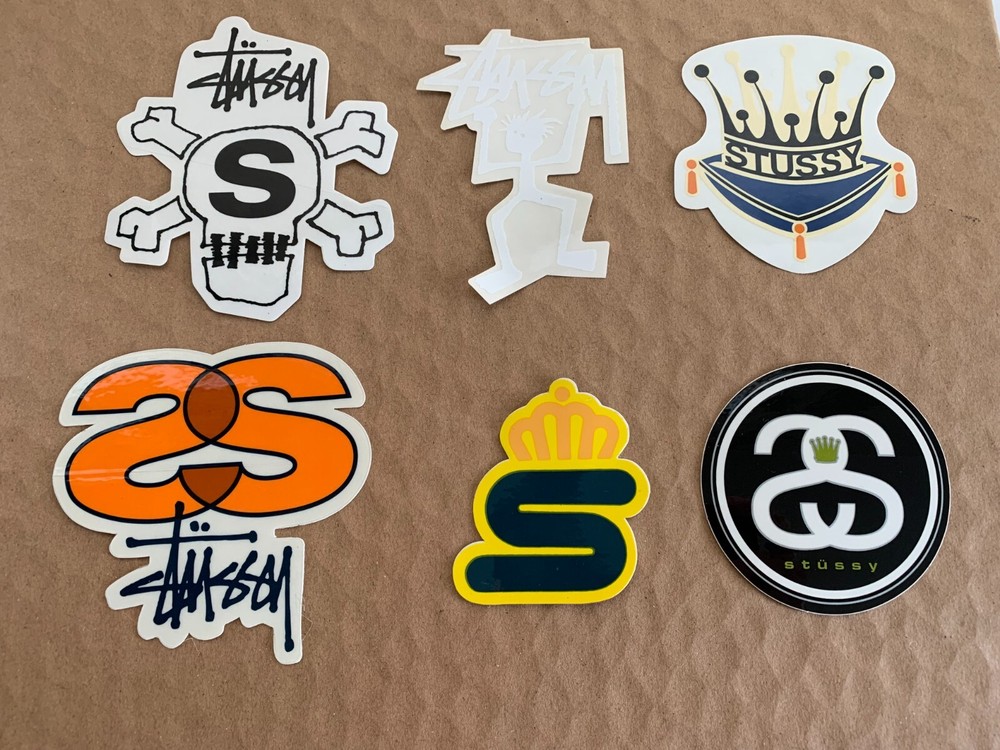 Stussy 90s Vintage Production Sticker Packs-6 Quantity Per Pack-Made in the USA!