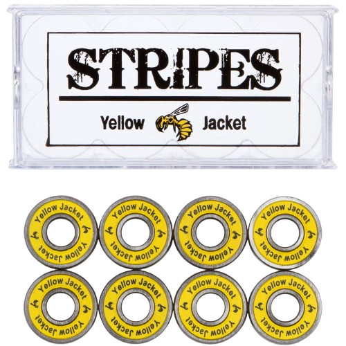 Yellow Jacket Premium Skateboard Bearings, Pro Longboard Bearings, 608, ABEC …