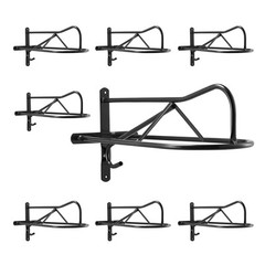 Wall Mount Saddle Rack with Pad Bar 8 Packs Horse Saddle Rack Stand