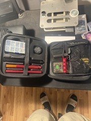 DLX Luxe X Electronic Paintball Marker Semi-Auto Black/Red w/ Freak XL & OLED