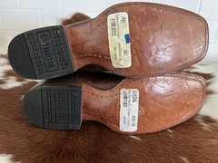 Corral Women’s Brown Leather Western Cowboy Boots Embroidered, US 7 Horseshoe