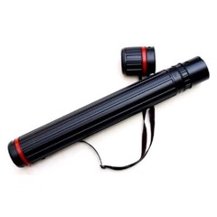 Adjustable Arrow Quiver Tube Holder 12-24 PCS Archery Case Back Shoulder w/ Belt