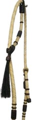 Western One Single Ear Headstall Rawhide Hand Braided Bridle Horse Tack Futurity