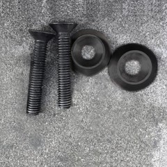 1 Set Recurve Bow Longbow Bolts Washers 5/16 Archery Limbs Riser Black Hunter