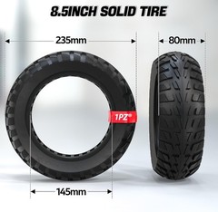1PZ MI0-J2R 10×2.70-6.5 Solid Tire 70/65-6.5 10 inch Tire Replacement for Seg…