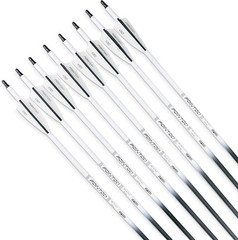 30″ Fluorescent Carbon Arrows – Removable Tips – 12 Pack