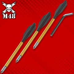 M48 Tactical Powerful Self Cocking Hunting Crossbow Pistol Bow 80lb with Arrows