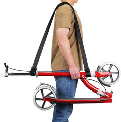 Scooter Shoulder Strap, 71-Inch Carrying Scooter with Adjustable Carrying Strap