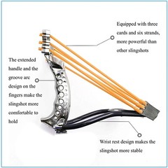 Heavy Duty Hunting Slingshot Wrist West Kit Fit Adult Boys Teens Outdoor Sports