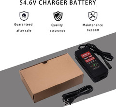 54.6V 2A Charger 48Volt 13S Lithium Battery Pack Charger Supports Fast Charging