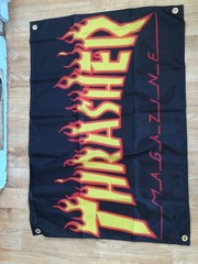Thrasher Skateboard Flag
