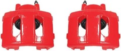 Power Stop S4339 Front Pair of High-Temp Red Powder Coated Calipers For 1991 – 2