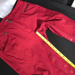 Romph Breeches Women 30R Red Equestrian Riding Pants Full Seat High Rise Stretch