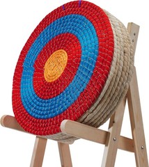 Beige Pine Archery Target Stand – Lightweight, Easy to Install, 33.5 x 18 Inches