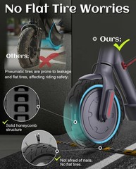 10×2.125 Scooter Solid Tire, Fit Turboant X7 Gotrax Apex Hiboy S2 Pro Max Hov…