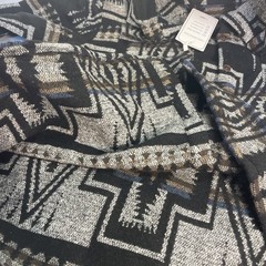 VIEWON Aztec Southwest Shacket Unisex S Cotton Blend Button Up Retro Western
