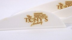 2.5″ Vanes Tonys All New Super Wave Archery Vanes White 50PK TNYSWV3343B