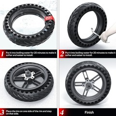 1PZ 8.5 Inch Solid Tire 8 1/2 x 2 Scooter Replacement for 8 5 inch